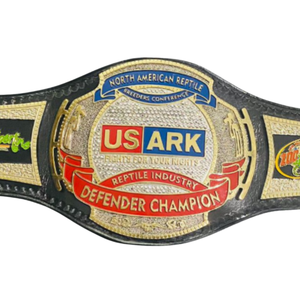 Ceinture de champion personnalisée US Ark Reptile Defender Champion, haute qualité, article de collection pour les passionnés de reptiles et les collectionneurs sportifs. - Product Image 2