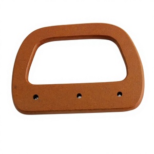 Asa de Madera Natural de Alta Calidad para Bolsos, Asa Redonda para Bolsos de Mano, Accesorios para Bolsos de Ganchillo DIY - Product Image 1