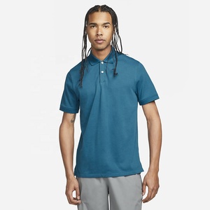 Wholesale Casual Solid Breathable Pique Cotton <b>Polyester</b> Polo <b>Shirts</b> Sweatshirt Short Sleeve Golf Polo <b>T</b>-<b>Shirt</b> For <b>Men</b> And Women - Product Image 1