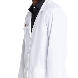 Bata de Laboratorio de Manga Larga, Color Blanco, Tela Resistente, para Doctor, Hospital, Fabricada en Pakistán, Ropa de Hospital - Product Image 2