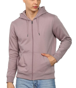 Venta Directa de Fábrica, Sudadera con Capucha para Hombre, 100% Algodón, 340 GSM, Logotipo Personalizado, Opciones de Varios Colores, Corte Regular, Cierre Completo con Cremallera - Product Image 2