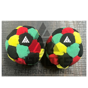 Haadis International HI-HSB-0012 Footbag <b>Hacky</b> <b>Sack</b> Custom Logo Filling Sand/Plastic Beads Wholesale Synthetic Suede Footbag - Product Image 4