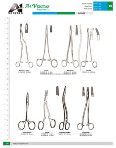 A-1 VERITAS Wertheim Needle Holders Manual Stainless Steel Suture Surgical Instruments 20cm/24cm Reusable High Quality - Product Image 6