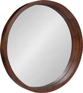 CO Modern Artistic Wooden Wall Mirror <b>Frame</b> Eco-Friendly Handmade Luxury Interior Decoration Wedding 16 Inch MF-105 - Product Image 1