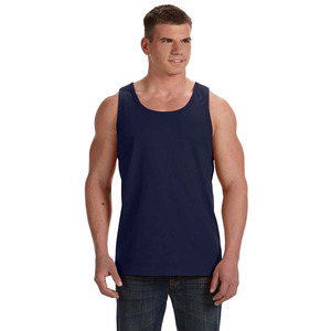 Summer Eco-Friendly 180g Polyester Knitted Mesh Gym Stringer Tank Top <b>Men</b> Breathable Bodybuilding Fitness Muscle <b>Singlets</b> - Product Image 2