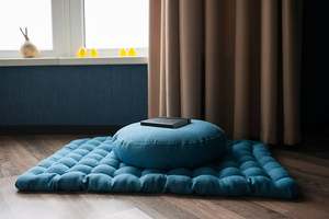 Confort accru et meilleure posture avec nos coussins de méditation haut de gamme, fabriqués avec des matériaux de haute qualité. - Product Image 4