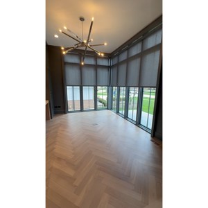 French Style Natural Oak Herringbone Engineered Wood Flooring 5/8 in Thick 5 in Wide Tongue and Groove Parquet - Product Image 3