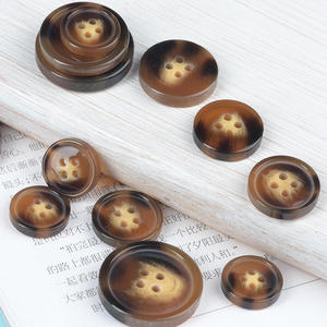 Boutons en corne de buffle véritable de haute qualité, couleur élégante, nouveaux, durables, sans plomb, boutons pour vêtements, artisanat naturel - Product Image 1