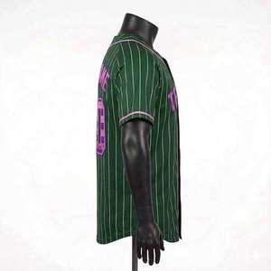 Comfortable Sports Wear Softball Jersey Made in Pakistan Wholesale Custom Sublimation Baseball Jerseys Breathable Button Down - Product Image 2