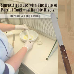 Espátula para Depilar Cejas de Metal Duradero de Calidad A+ de la Marca SHEARS BEAUTY, Resistente al Calor, de Silicona - Product Image 4