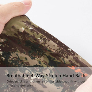 Gants de voile haute performance avec protection solaire, design sans doigts, UPF 50+, pour hommes et femmes, couleur camouflage grunge - Product Image 2