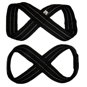 Sangles de levage en néoprène en forme de huit, antidérapantes, haute élasticité, ajustables, unisexe, pour l'entraînement de force, fermeture ajustée - Product Image 1