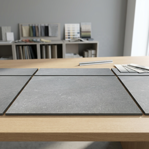 Carrelage extérieur en ciment gris foncé rugueux, surface mate, 600*900 mm, 20 mm, antidérapant, pour sol et mur, 2 cm, corps plein - Product Image 1