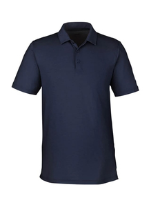 Polo en tricot à manches courtes pour homme, couleur unie, décontracté, boutonné devant, coupe classique, gris clair - Product Image 3