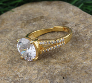 925 Sterling <b>Silver</b> Bezel Setting CZ Brilliant Cut Handmade Classic <b>Boho</b> Dainty Solitaire <b>Ring</b> Certified Jaipur Wedding Party - Product Image 2