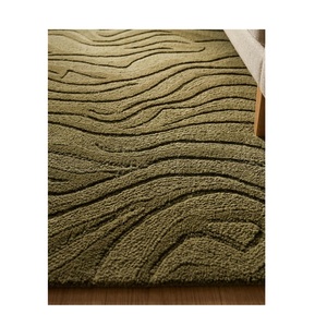 Indian Export Quality Logo Woven Wool <b>Carpet</b> Rug Anti-Slip Geometric Thick Non-Shedding Indoor Flooring for Bedroom & Playroom - Product Image 1