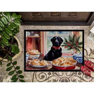 Labrador Retriever Christmas Cookie Paillasson antidérapant intérieur extérieur 18H X 27W Low Pile Rug Lavable Front Door Entryway Mat - Product Image 3