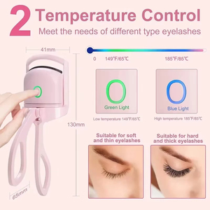 <b>Eyelash</b> <b>Curler</b> Professional USB Rechargeable <b>Heated</b> <b>Eyelash</b> <b>Curler</b> with LCD Display Portable Makeup Tool Beauty <b>Eyelash</b> <b>Curler</b> - Product Image 3