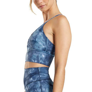 MASGAM SPORTS Women's Workout Sports <b>Bra</b> Spandex/Nylon Eco-Friendly Seamless Breathable Quick Dry Front Logo Medium Support - Product Image 2