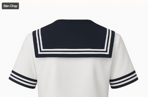 Chemise d'uniforme scolaire pour filles, col marin - Product Image 3