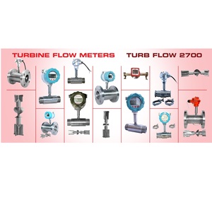 Débitmètre à turbine de qualité supérieure, dispositif de mesure de débit de liquide haute précision pour applications industrielles eau et huile, à vendre - Product Image 1