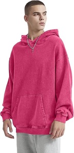 Sudadera con Capucha Extra Grande para Hombre, 450 GSM, Estilo Lavado Ácido, Material 100% Algodón Premium, Bordado de Logotipo Personalizado Disponible, Venta al Por Mayor - Product Image 3