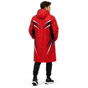 Custom <b>Long</b> Hooded Waterproof Rain <b>Jacket</b> Windproof Breathable Outdoor Raincoat <b>for</b> <b>Men</b> & Women Hiking Fishing Camping Work OEM - Product Image 4