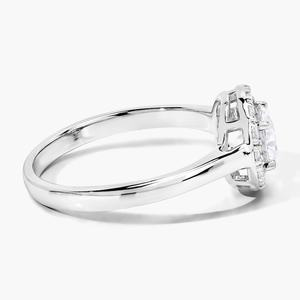 Anillo de Diamantes de 1 Quilate con Certificado IGI, Chapado en Oro sobre Plata de Ley 925, Cultivado en Laboratorio, CVD, con Piedras Laterales de 0.3 Quilates, VS1 FG, Joyería de Lujo para Mujer - Product Image 2