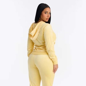 Women's <b>Red</b> Hooded Crop Sweatshirt Full Sleeve Knitted 100% Cotton Letter Print Casual Autumn Wear - Product Image 6