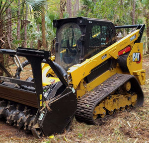 CAT 299D3 XE Skid Steer Loader Forestry Mulcher Brush Cutter High Performance Land Clearing Equipment Heavy Duty <b>Machine</b> Durable - Product Image 4