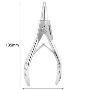Body Piercing <b>Ring</b> Opening Gauge Ear <b>Nose</b> <b>Septum</b> Piercing Tool Clamps High Stainless Steel Eco-Friendly - Product Image 2
