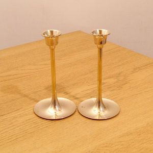 Élégant support à bougies en laiton, porte-bougie décoratif en métal pour table à manger, mariage, fête, maison, hôtel, restaurant - Product Image 2