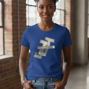 T-shirt graphique Jack and Jill pour femmes, manches courtes, décontracté, en coton, streetwear d'été, imprimé, logo personnalisé - Product Image 3