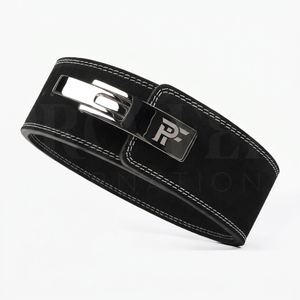 Hot Selling Custom logo Lever <b>Belt</b> Full Grain Leather Weightlifting Stainless Steel Buckle Powerlifting Training Support <b>Belt</b> - Product Image 4