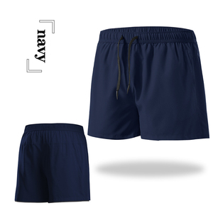 Shorts en molleton pour homme personnalisés avec poches avant, poche arrière, cordon de serrage, taille élastique, coton de qualité supérieure, fabricant - Product Image 2