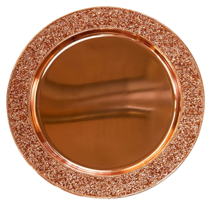 Food safe Round Metal Serving <b>Plate</b> Solid Classic Design Polished Finish Durable Charger <b>Plate</b> for Party Table Setting charger - Product Image 6