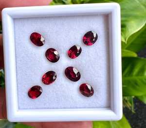 Pierre précieuse naturelle de grenat rhodolite, taille variée, pierre rouge-violette pour la fabrication de bijoux, pierre de naissance de janvier, vente en gros Zubeda Gems 20 Ct - Product Image 5