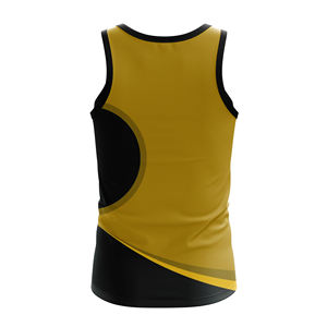 Camiseta sin mangas de malla transpirable de poliéster y elastano para mujer, estilo casual de punto a la moda con estampado por sublimación para venta al por mayor - Product Image 6