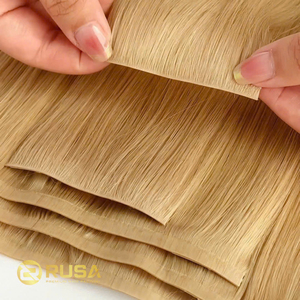 Extensiones de Cabello Virgen de Alta Calidad con Cutícula Alineada, Súper Dobles, Invisibles, con Clip, 100% Cabello Humano Vietnamita de Trama Única - Product Image 2