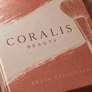 Caja de Empaque Magnética Estilo Libro Personalizada CORALIS Brush Essentials - Product Image 3