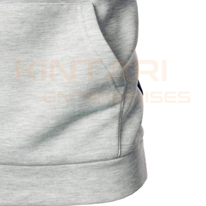 Sudadera con Capucha Premium de Algodón para Hombre, Sudadera con Estampado Personalizado, Bolsillo Tipo Canguro, Teñido Liso, Talla Grande para Invierno y Gimnasio - Product Image 4