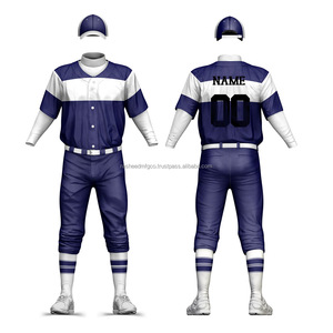 ชุดกีฬาเบสบอลสำหรับผู้ชายชุดเสื้อทีมออกแบบโลโก้ได้ตามต้องการ - Product Image 6