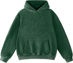 Sudadera Casual Urbana para Hombre, Estilo Streetwear, Venta al por Mayor, Logotipo Personalizado, Felpa Gruesa, Oversize, Lisa, 100% Algodón - Product Image 1