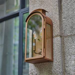 Lámparas de latón macizo de primera calidad, aptas para uso en interiores y exteriores, lámparas de pared de latón hechas a mano. - Product Image 1