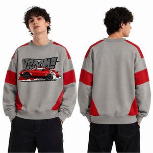 Bulk Green Street Style DTG Printed <b>Stretch</b> Oversized Hoodies Custom Brand Pullover Sweatshirts - Product Image 5