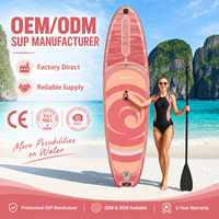 Planche de SUP gonflable ultra-large de 11 pieds, personnalisée par l'usine de Weihai, pour le surf et les activités aquatiques