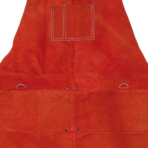 Delantal de cuero resistente para soldadura, para taller industrial y trabajos de fabricación de metal. Delantal de cuero resistente al fuego. - Product Image 6