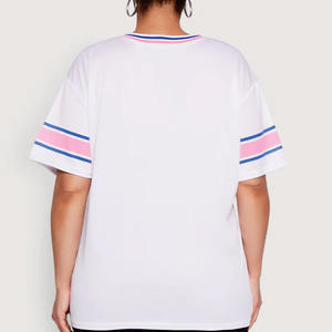 Maillot de football américain unisexe surdimensionné en maille blanche, col en V, respirant, en polyester, personnalisable pour équipe, grandes tailles, OEM, faible MOQ, vente en gros - Product Image 6