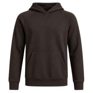Sweat-shirts à capuche unis pour hommes, coupe classique, en polyester tricoté respirant, style sportif et décontracté, OEM ODM, faible MOQ - Product Image 3