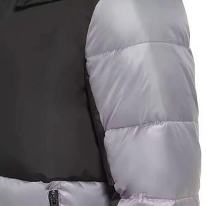 <b>Men</b> Puffer Jackets Wholesale Winter Quilted <b>Coats</b> Zipper Closure Plain Pattern Featuring Hooded Puffer Jacket Unisex Waterproof - Product Image 5